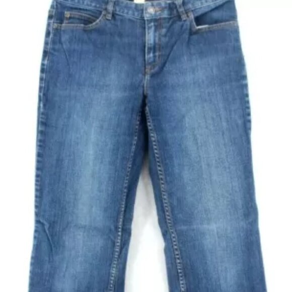 Liz Claiborne straight leg med wash mid rise jean Sz 6R - Picture 3 of 6